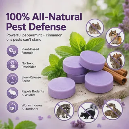 All-Natural Pest & Rodent Repellent Pucks