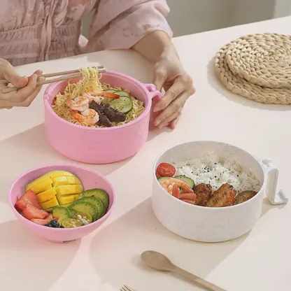 🍜 Microwave Ramen Cooker Bowl Set – Cook, Drain & Enjoy Noodles in Minutes
