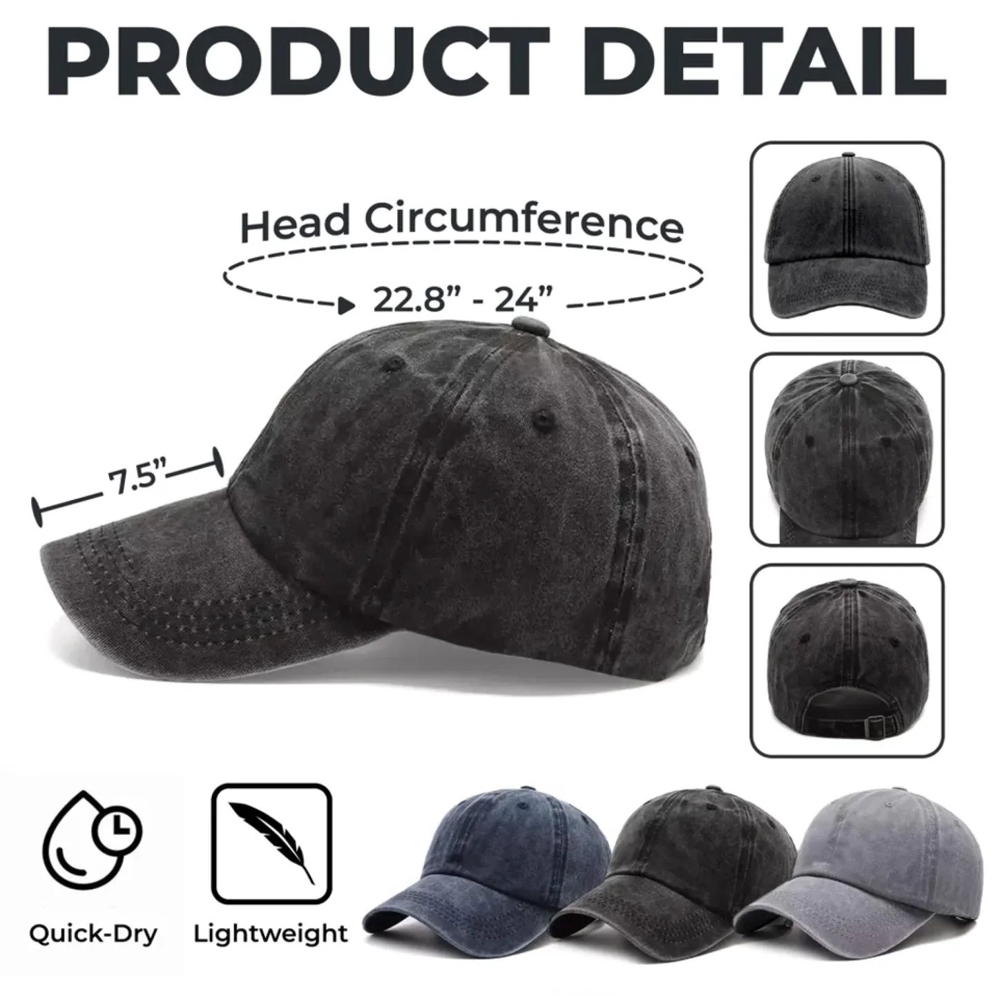 Custom Cap - Personalized Birthday Gifts For Husband, Son, Grandson, Brother, Grandpa, Dad, Yourself - I Fix Stuff Know Things