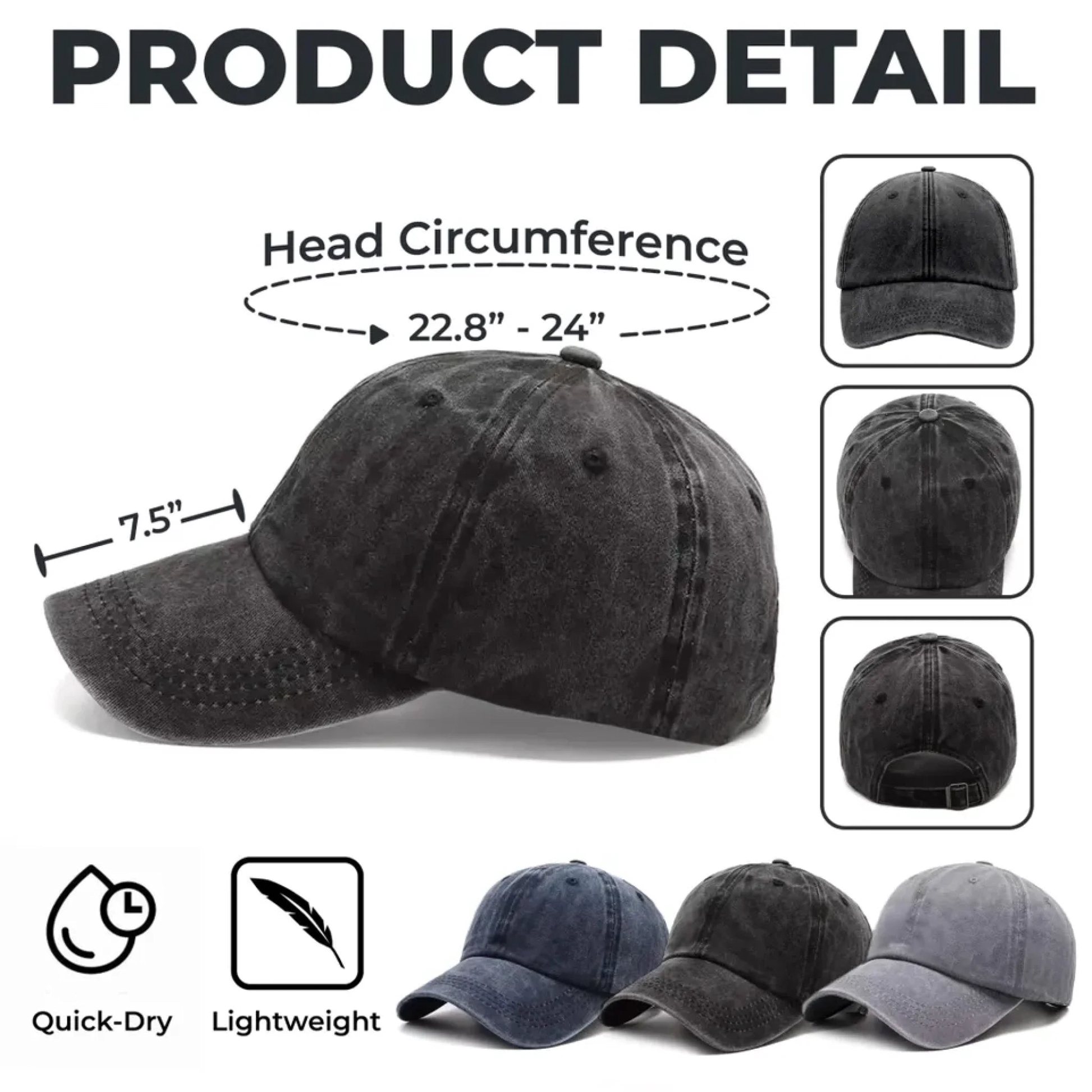 Custom Cap - Personalized Birthday Gifts For Husband, Son, Grandson, Brother, Grandpa, Dad, Yourself - I Fix Stuff Know Things