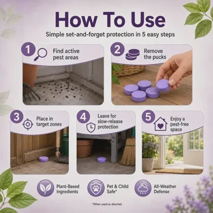 All-Natural Pest & Rodent Repellent Pucks
