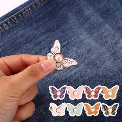 🦋 8PCS Butterfly Waist Buckle Set for Dresses & Clothing